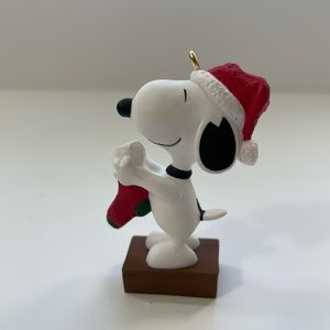 Snoopy Hallmark Keepsake Christmas Ornament 50th Anniversary 1999